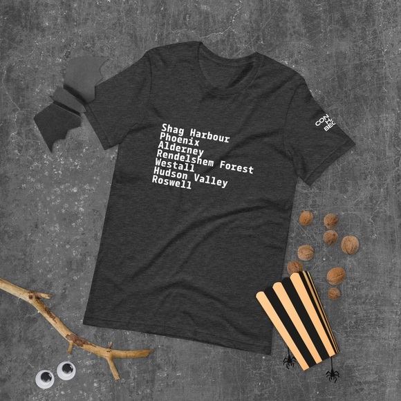Famous UFO Sightings T-Shirt - Picture 1 of 5